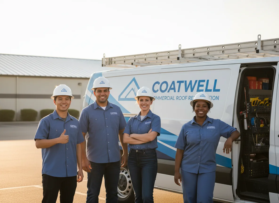 Commercial roof coating company in Shelby, MI